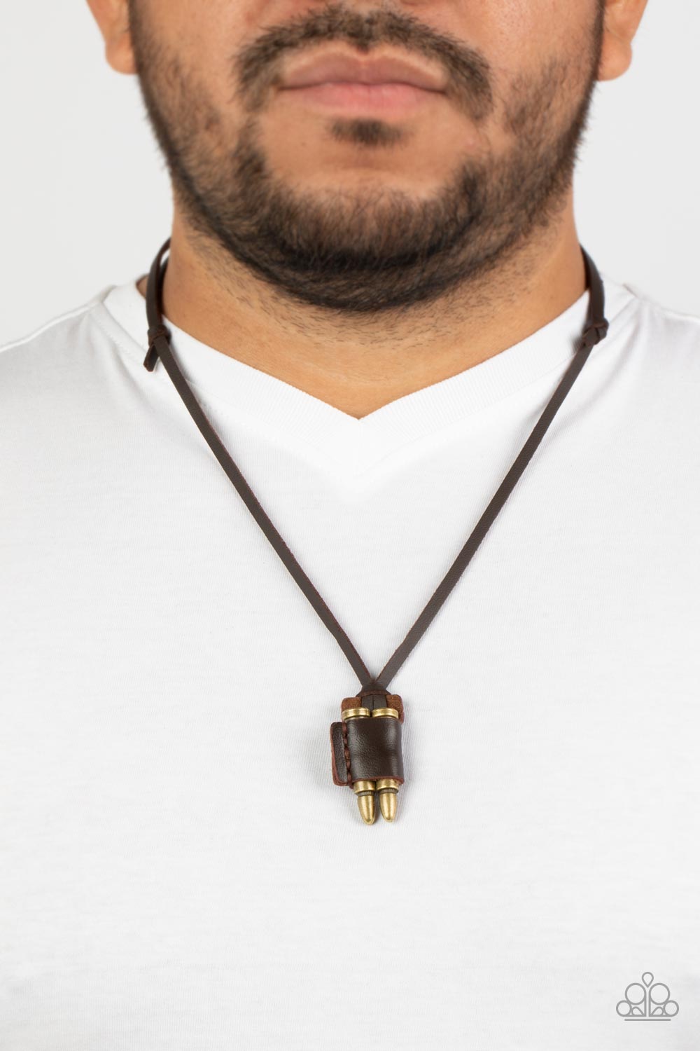 On the Lookout - Brass Urban Necklace