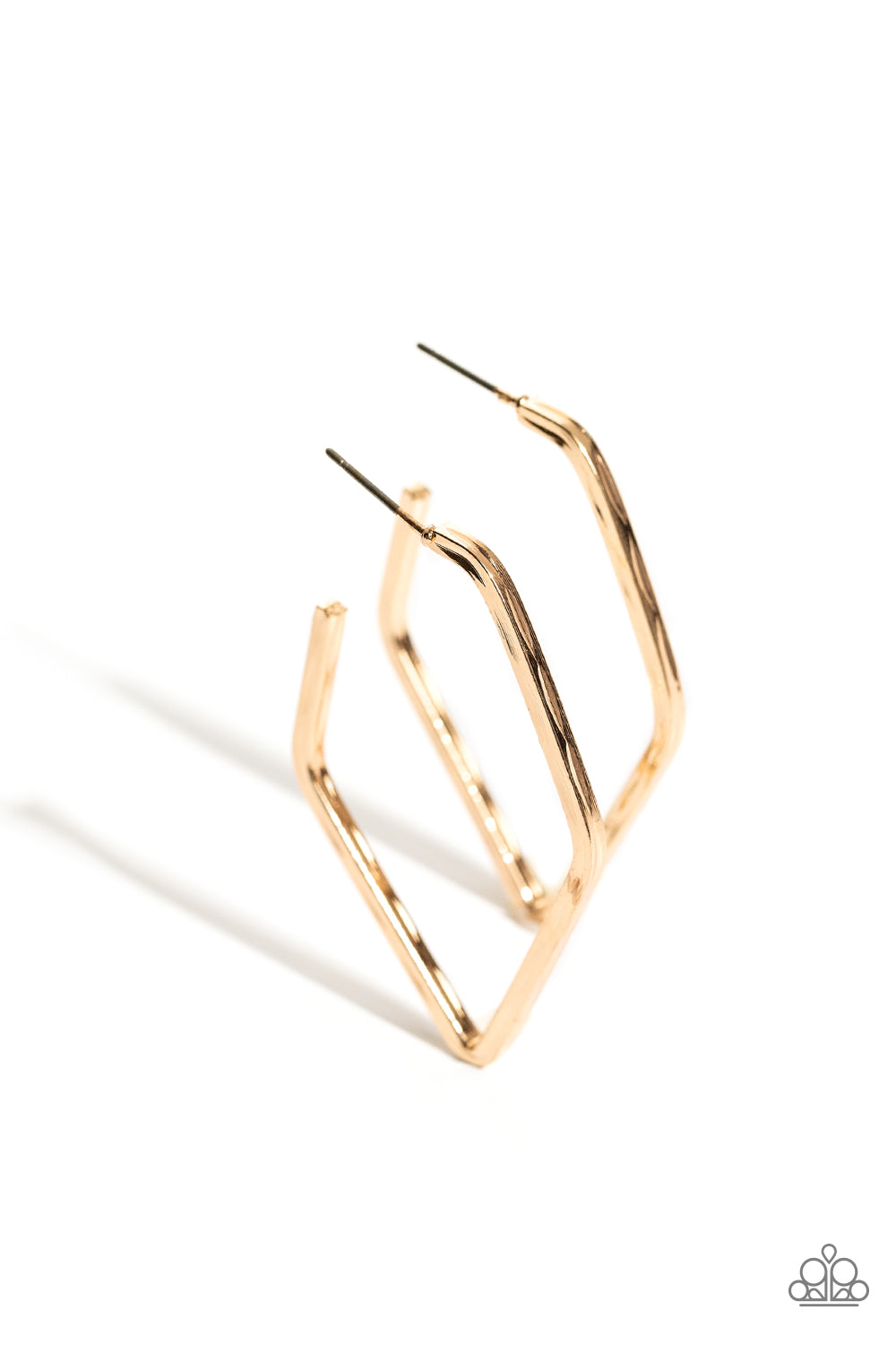 Winning Edge - Gold Hoop Earring