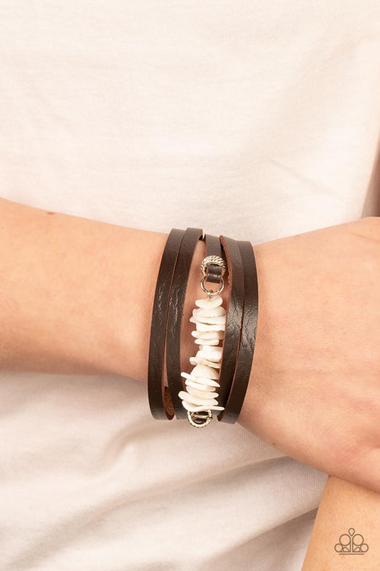 Tropical Trek - White Urban Bracelet