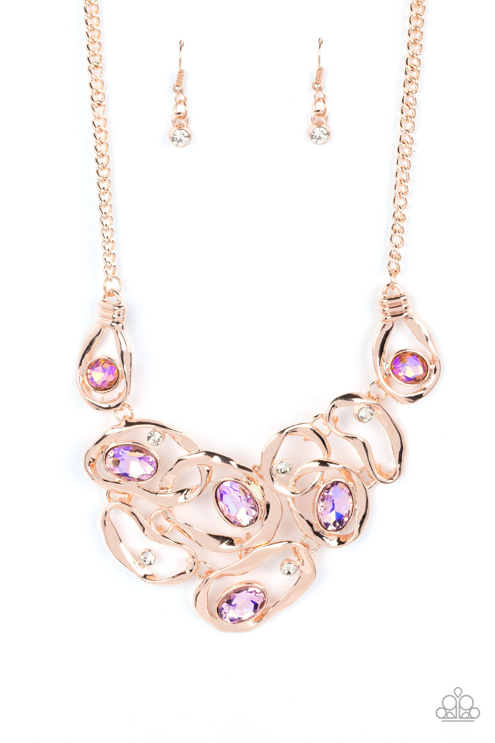 Warp Speed - Rose Gold Necklace (LOP)