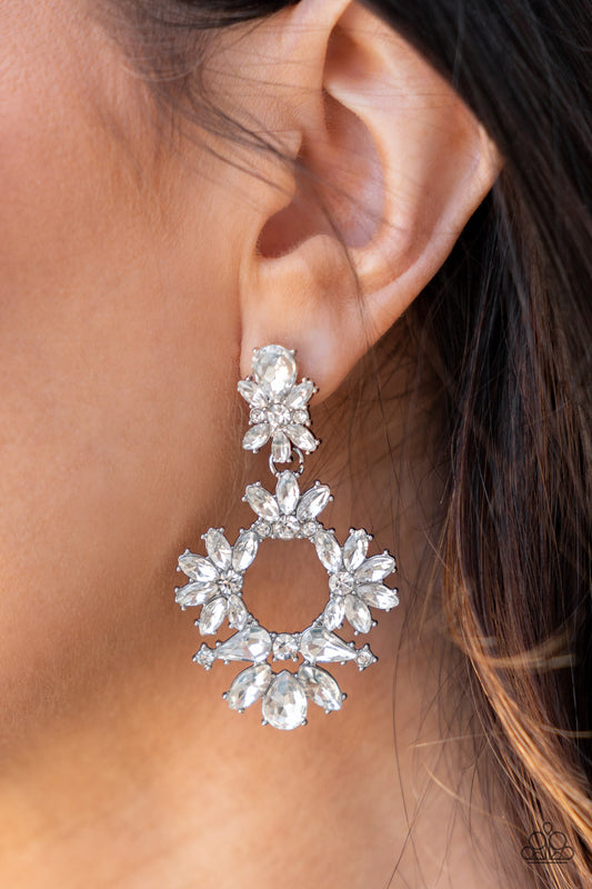 Leave them Speechless - White Earring (LOP)