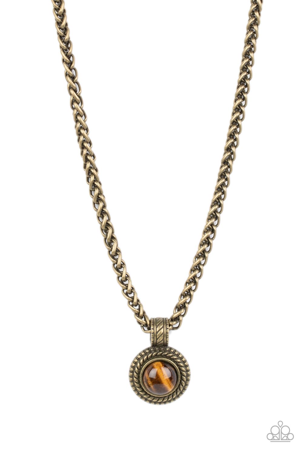 Pendant Dreams - Brass Mens Necklace