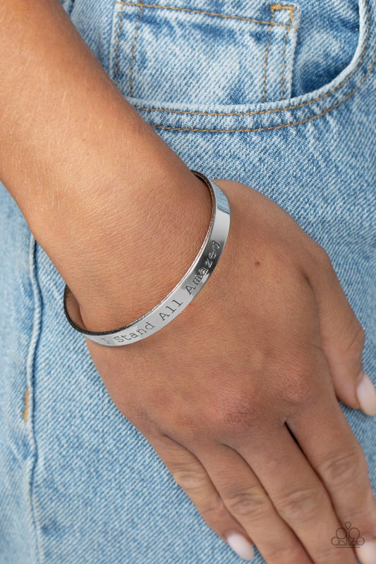 I Stand All Amazed - Silver Bracelet (Inspirational)