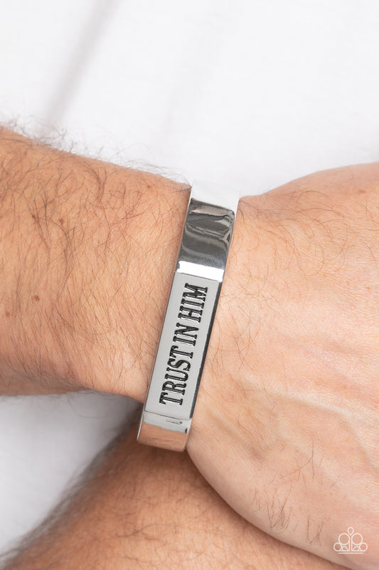 Trusting Trinket - Silver Mens Bracelet (Inspirational)