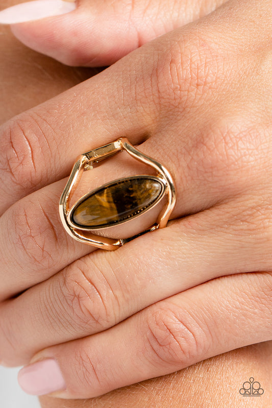 Spartan Stone - Brown Ring 0186