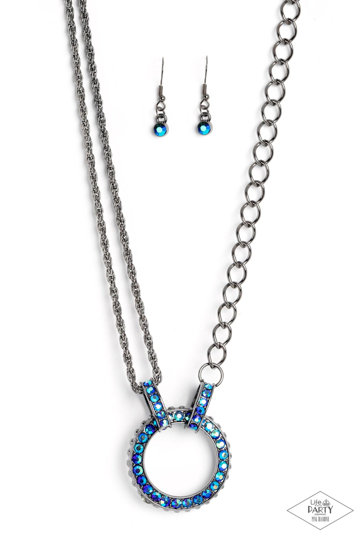 Razzle Dazzle - Blue Necklace (LOP)