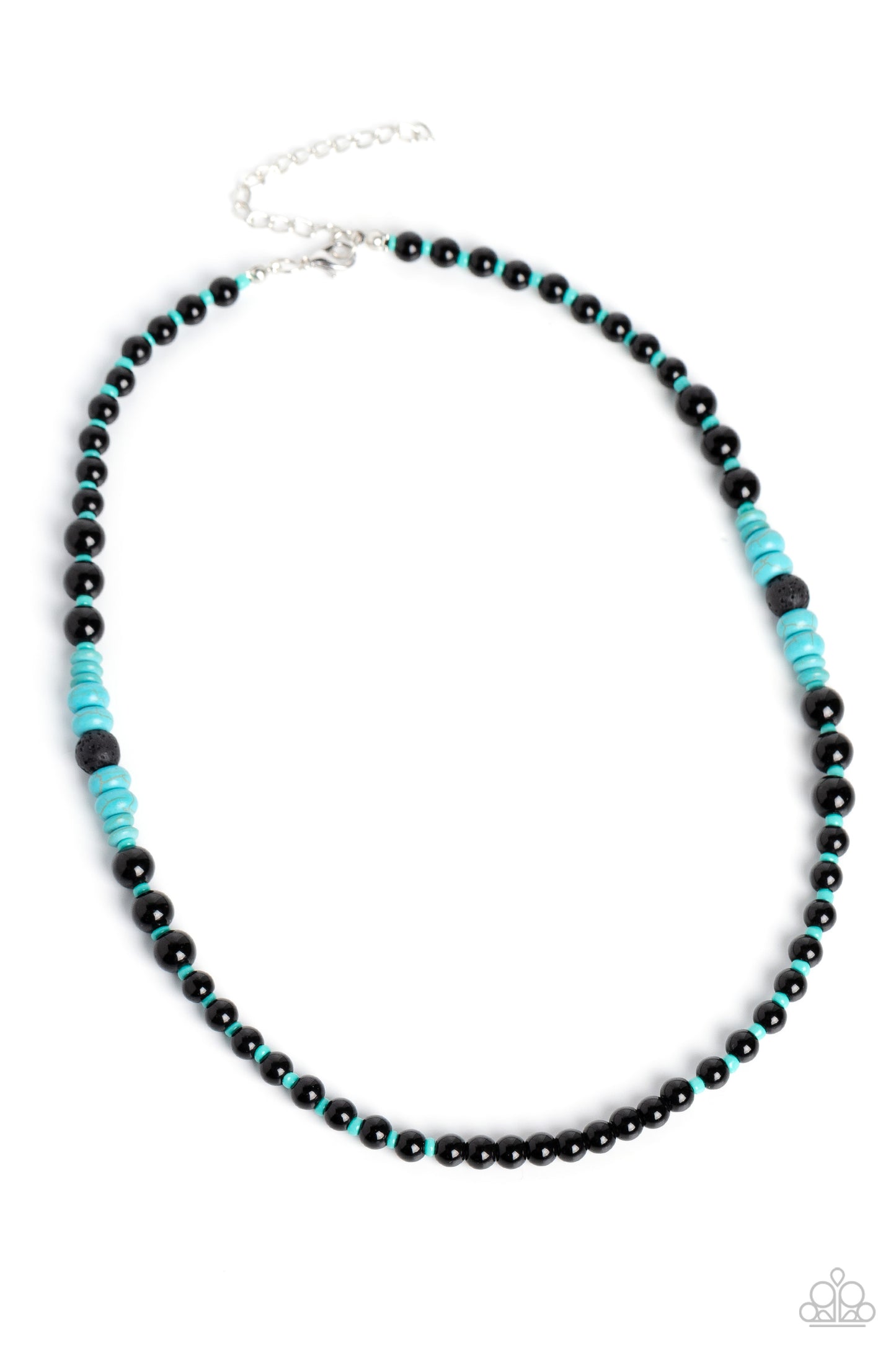 Legendary Lava - Blue Urban Necklace