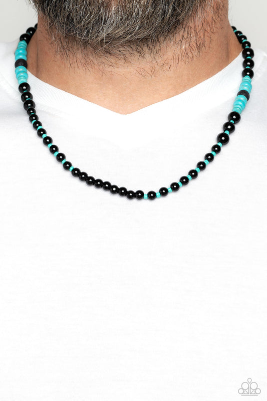 Legendary Lava - Blue Urban Necklace