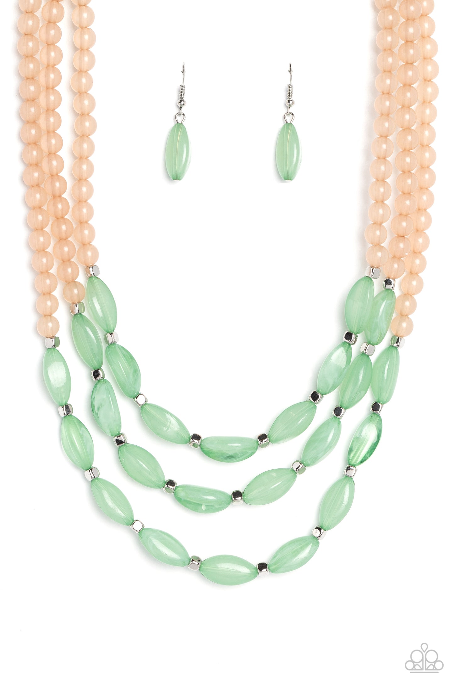 I BEAD You Now - Green Necklace Set