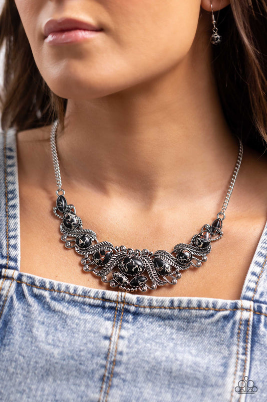 EYE Wish I May... - Black Necklace & Bracelet Set