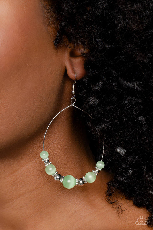 Cats Eye Charisma - Green Earring