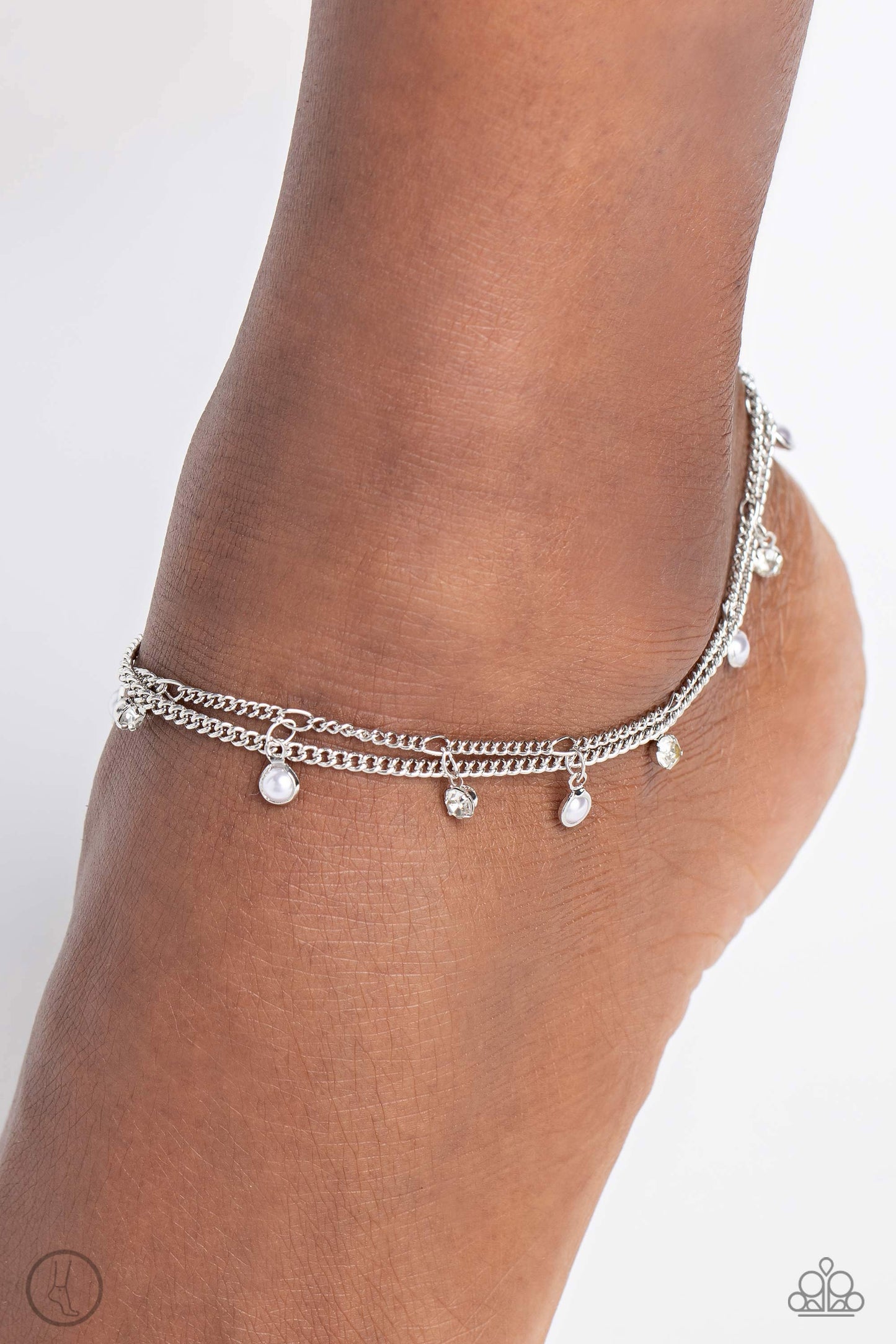 WATER You Waiting For? - White Anklet