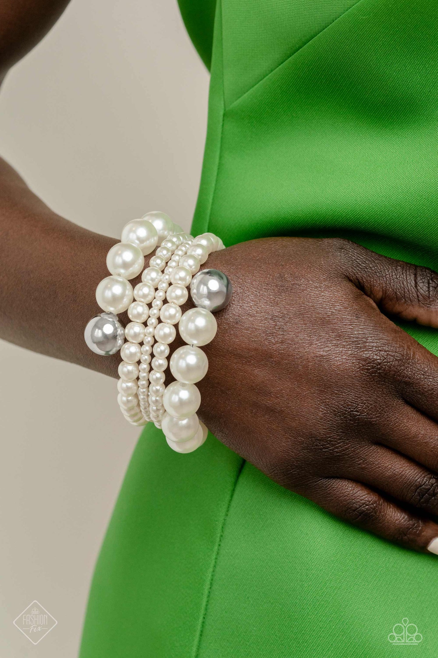 Pleasing Pirouette - White  Bracelet
