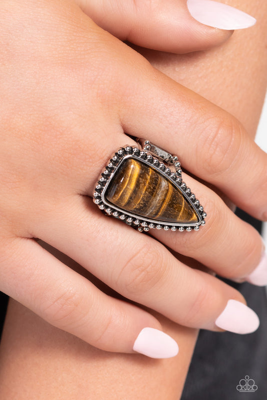 Earthy Engagement - Brown Ring 0038