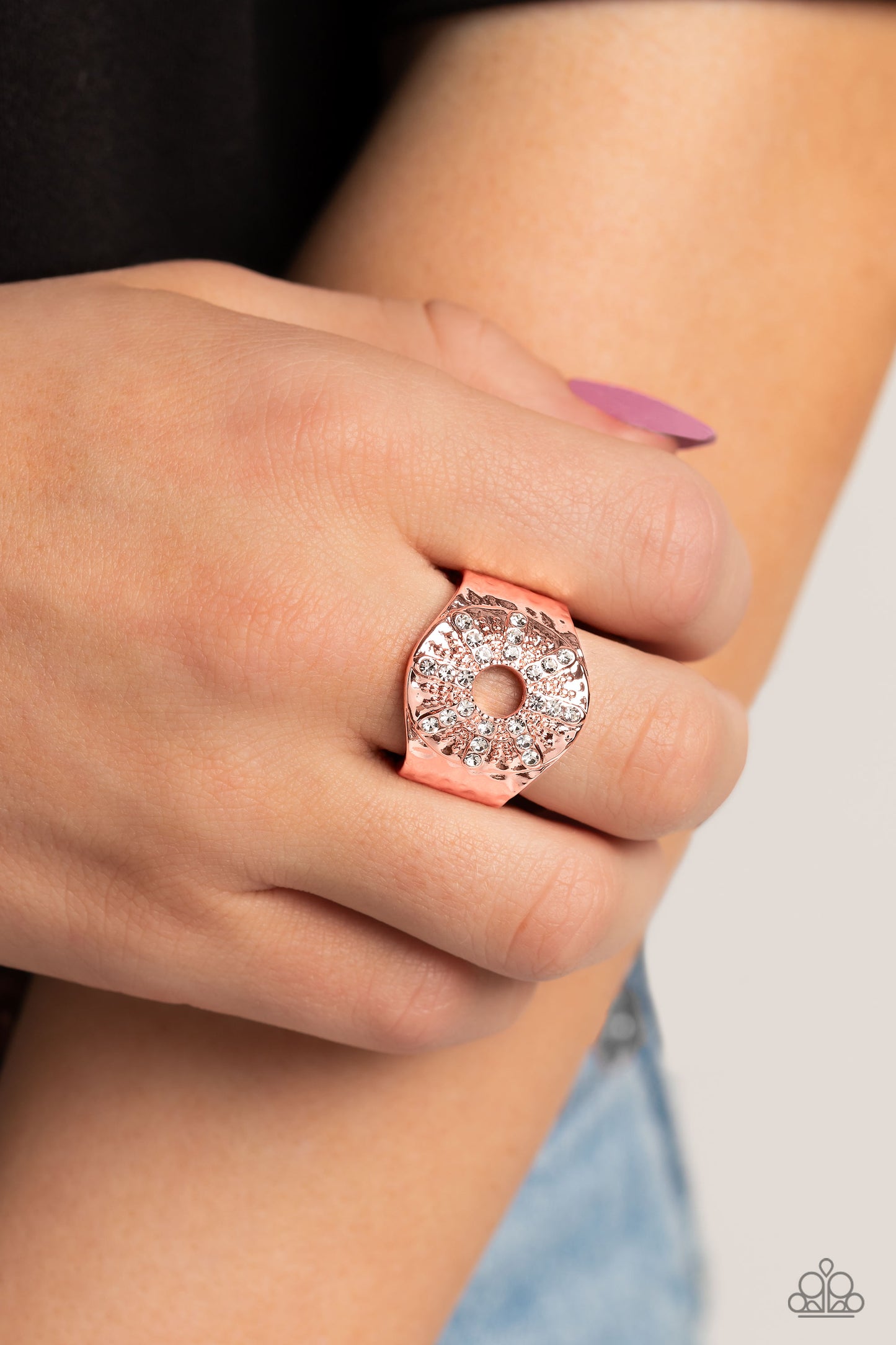 Stylish Sunbeams - Copper Ring 0160