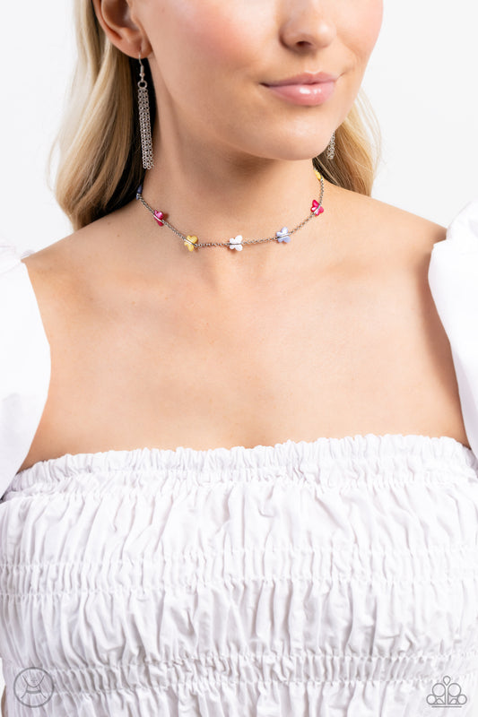 FLYING in Wait - Multi Choker Necklace
