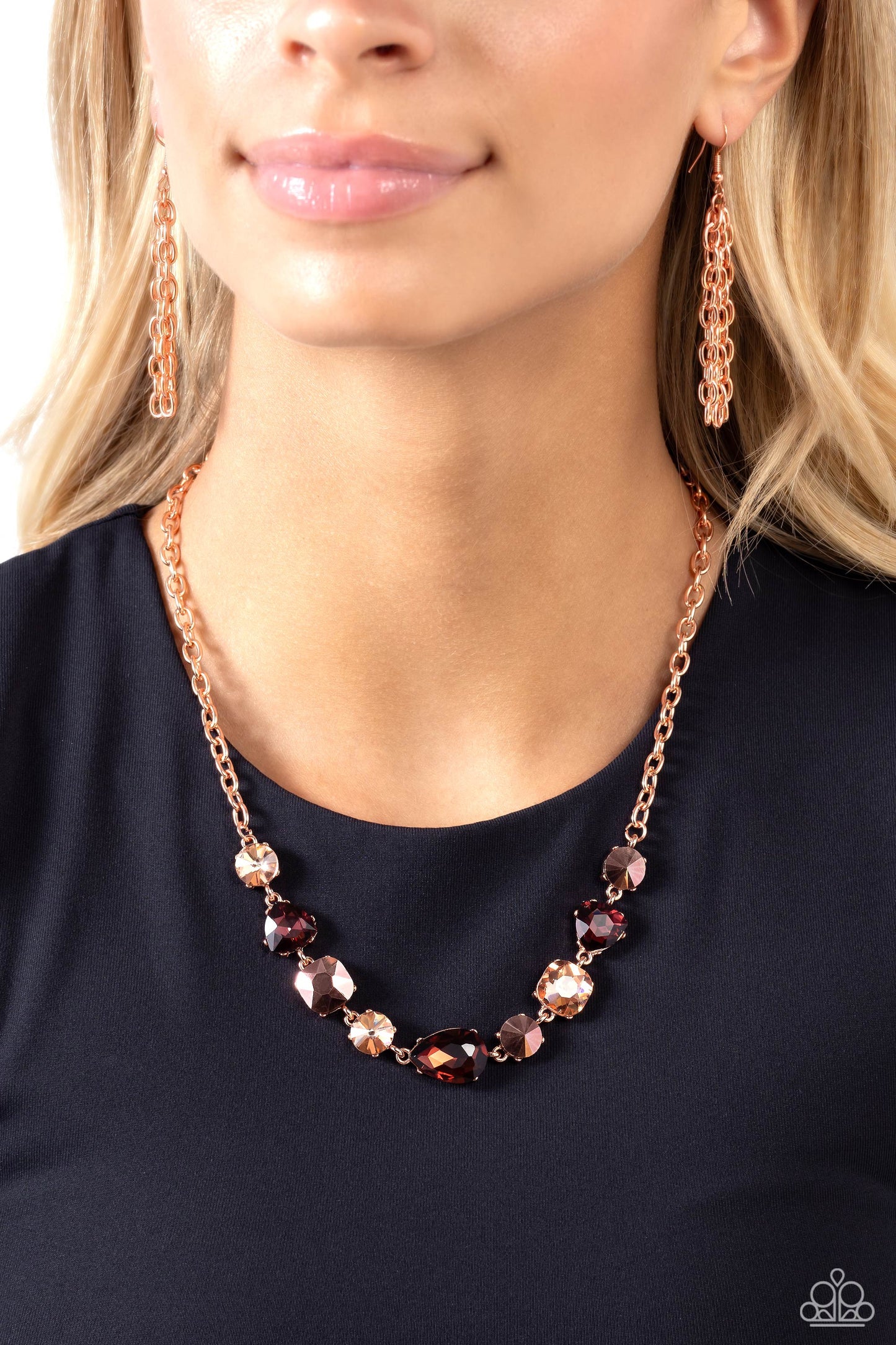 Emphatic Edge - Copper Necklace