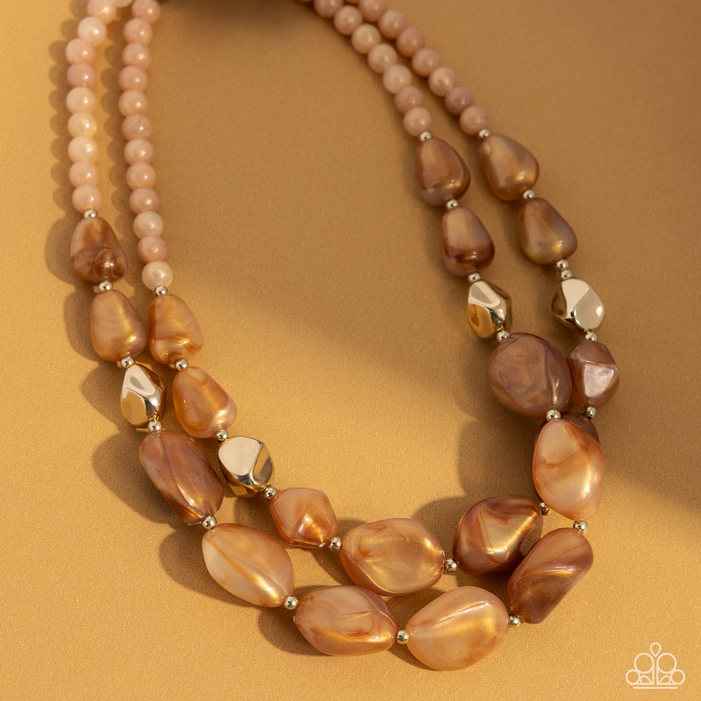 Seize the Statement - Brown Necklace