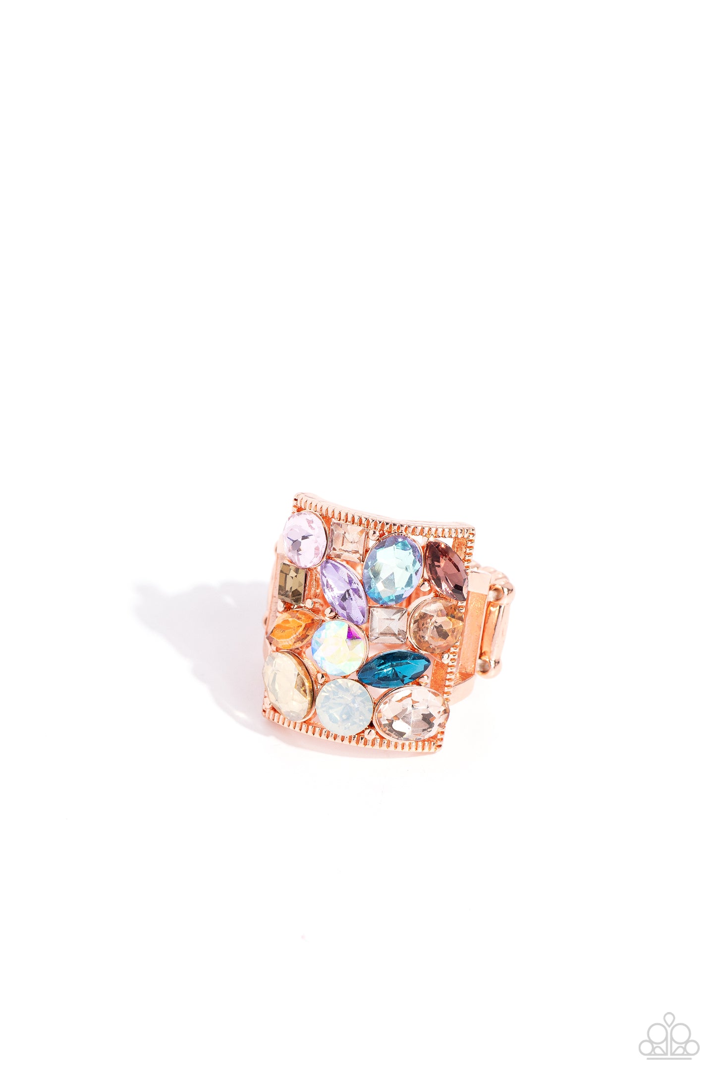 Bedazzled Backdrop - Copper Ring 0047
