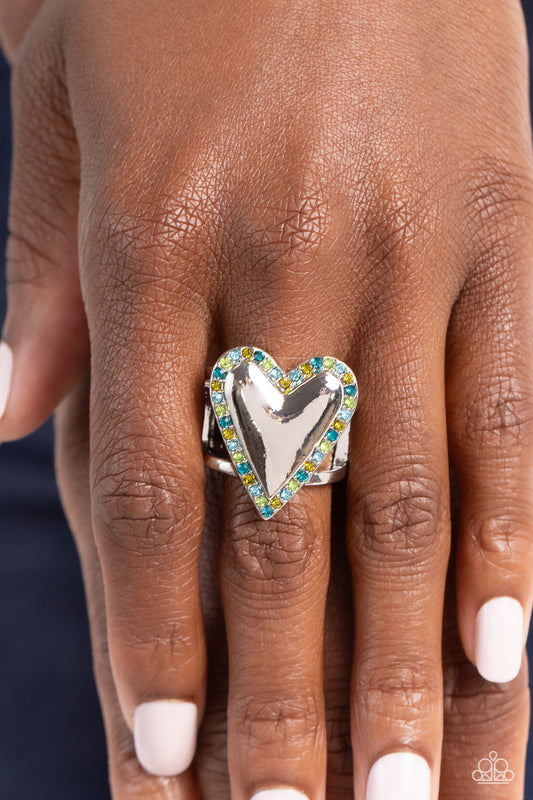Smitten Shimmer - Green Ring 0008