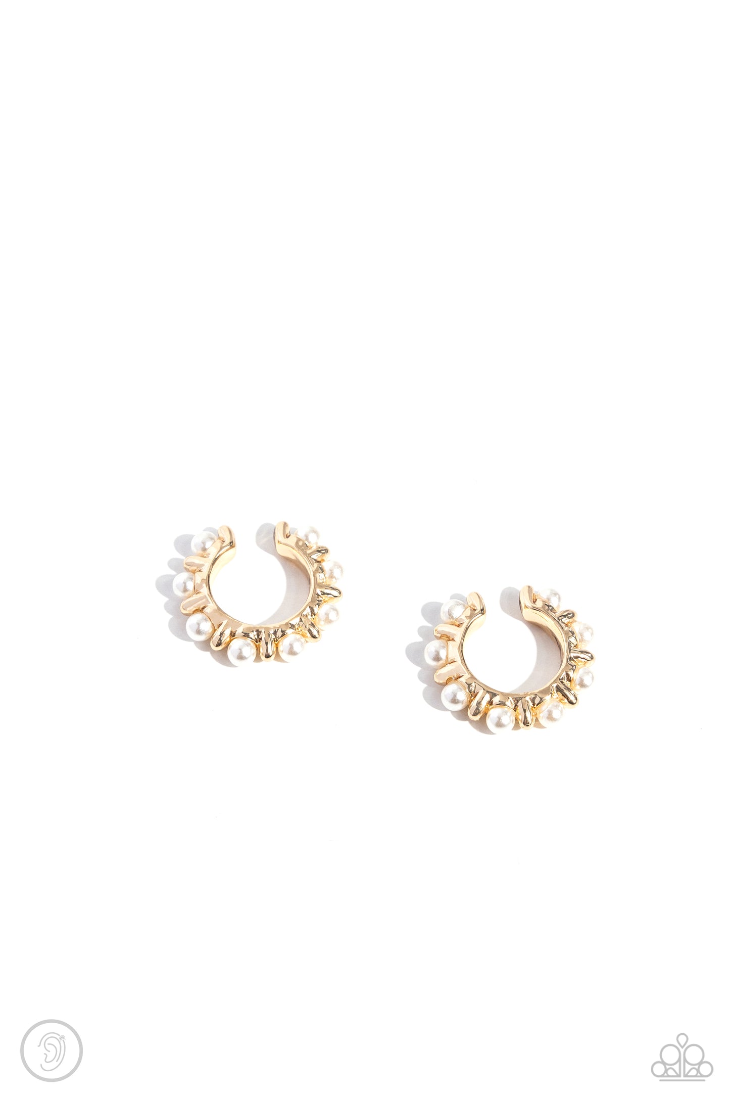 Bubbly Basic - Gold Ear Cuff Earring