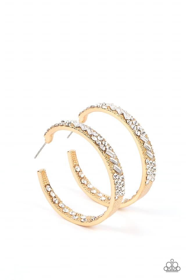 GLITZY By Association - Gold Hoop Earring