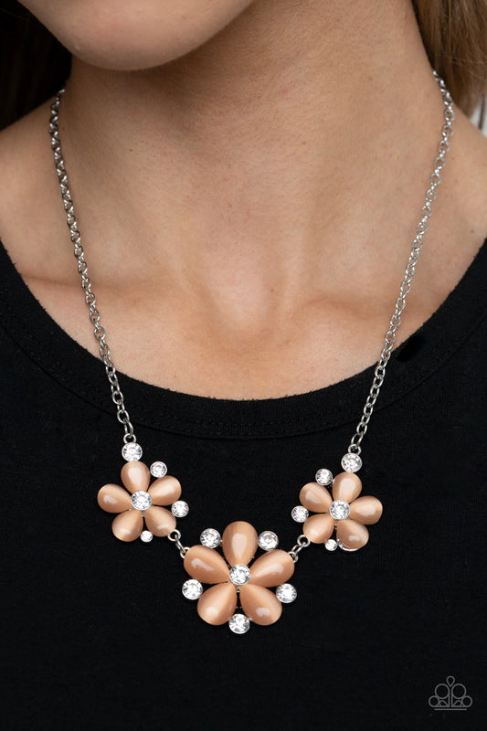 Effortlessly Efflorescent  - Orange Necklace