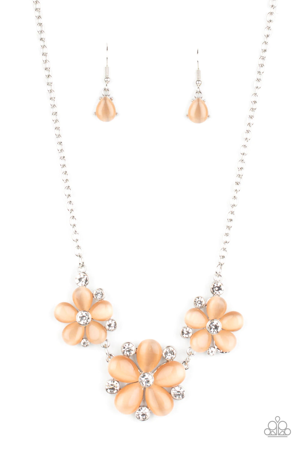 Effortlessly Efflorescent  - Orange Necklace