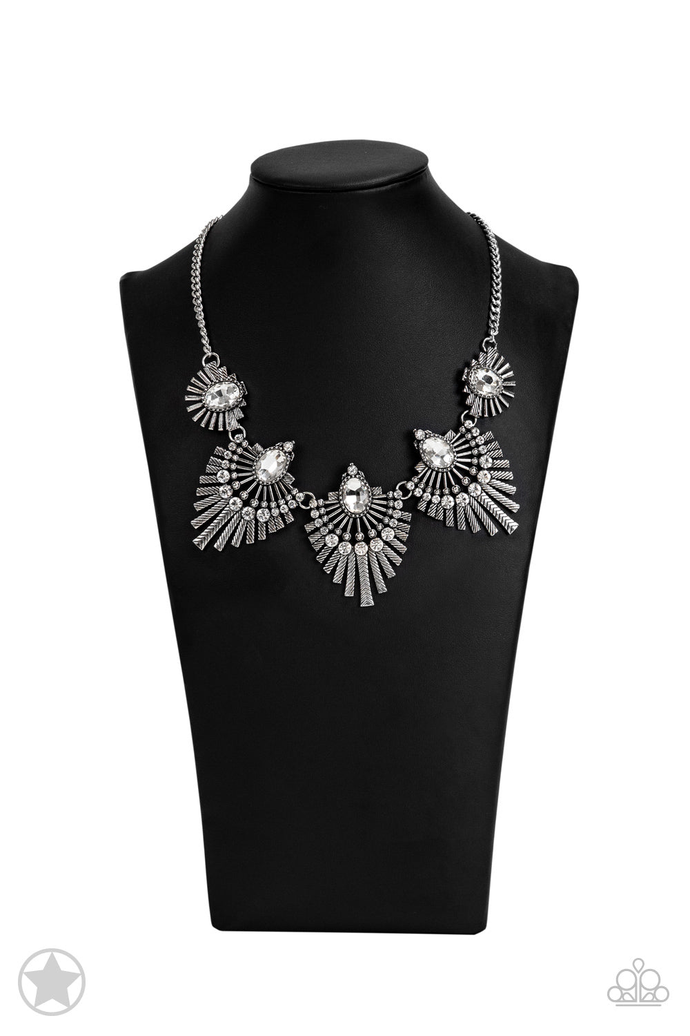 Miss YOU-niverse - Silver Blockbuster Necklace